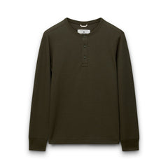 Lightweight Waffle Standard Henley
