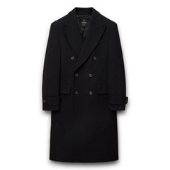 Melton Twill Officer Double Breasted Coat