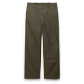 Cotton Canvas Relaxed Double Knee Pant