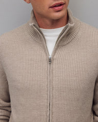 Merino Rib Vinnie Track Jacket