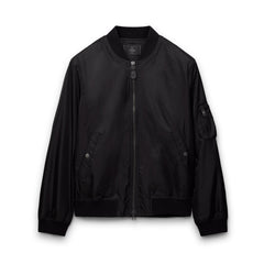 Nylon Twill Flight Jacket