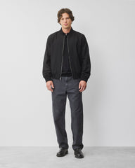 Wool Twill Bomber Jacket