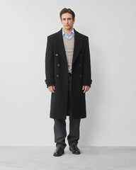 Melton Twill Officer Double Breasted Coat
