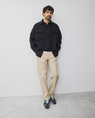 Double Face Wool Concourse Standard Overshirt