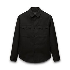 Wool Gabardine Concourse Standard Overshirt